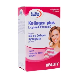EuRhoVital Kollagen plus Liysin and Vitamin C 60 tablets (1)