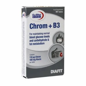 Eurho Vital Chrom And Vitamin B3 60 Tabs (3)