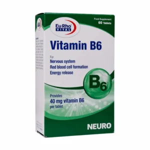 Eurho Vital Vitamin B6 60 Tablets (1)