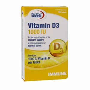 Eurho Vital Vitamin D3 1000 IU 60 Tabs (3)