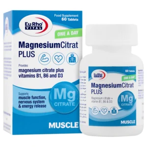Eurhovital Magnesium Citrat Plus 60 Tabs (1)