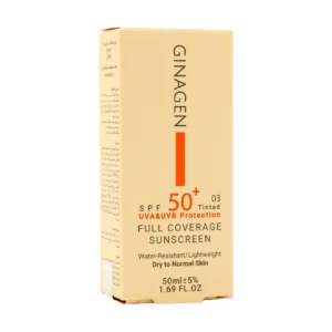 Ginagen SPF50 Tinted Sunscreen Cream For Dry Skin 50 ml (3)