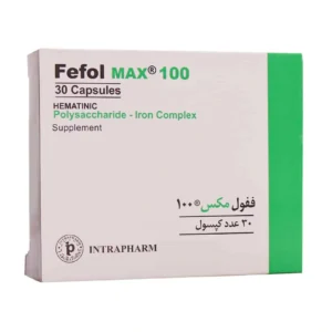 Intrapharm Fefol Max 100 30 Capsules (1)