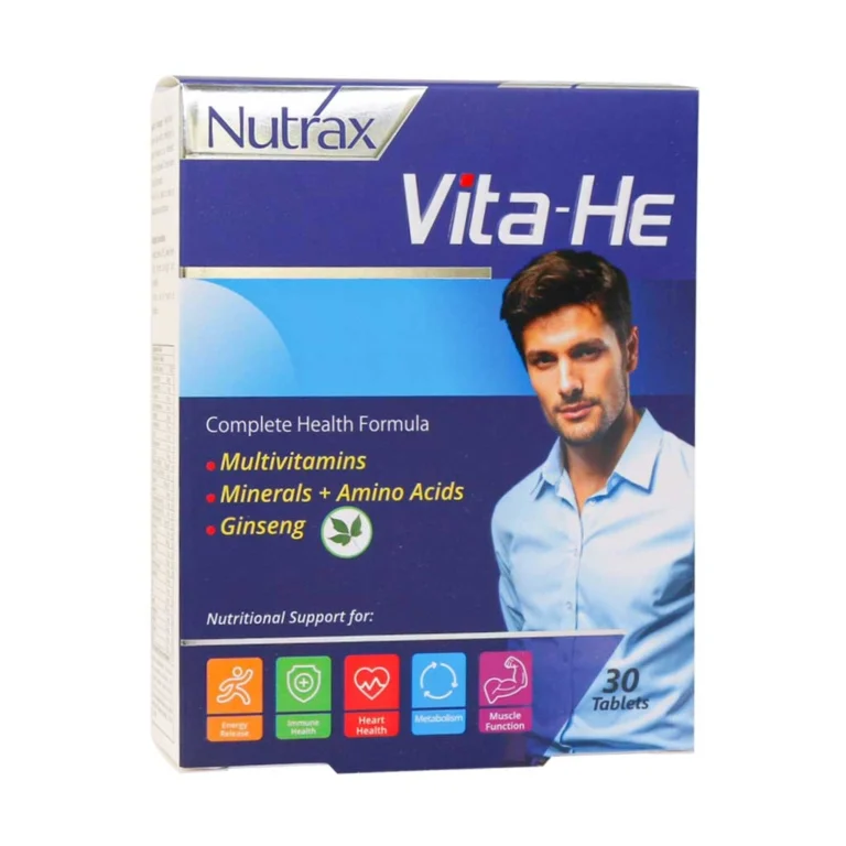 Nutrax VitaHe Multivitamin and Mineral 30 Tablets (1)