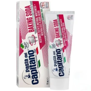 Pasta del Capitano baking soda toothpaste for sensitive teeth, 75ml